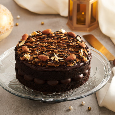 Chocolate Kunafa Cake